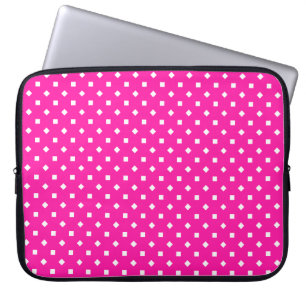 Funda Para Portátil Manga de portátil dulce rosa y blanco