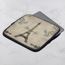 Funda Para Portátil Manga de portátil Eiffel Tower Grunge