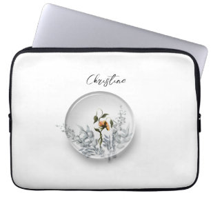 Funda Para Portátil Manga de portátil Floral esfera