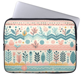 Funda Para Portátil Manga de portátil Pastel Floral