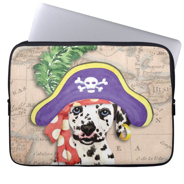 Funda Para Portátil Manga de portátil pirata de Dalmacia (Frente)