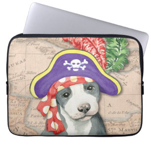 Funda Para Portátil Manga de portátil pirata Pit Bull Terrier