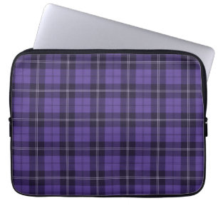 Funda Para Portátil Manga de portátil Purple Irish Plaid