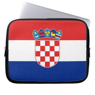 Funda Para Portátil Manga de portátiles con bandera croata