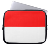 Manga de portátiles con bandera de Indonesia