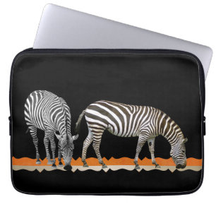 Funda Para Portátil Manga de portátiles de las Cebras Africanas