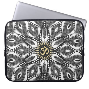Funda Para Portátil Manga de portátiles OM tribal serpenteante