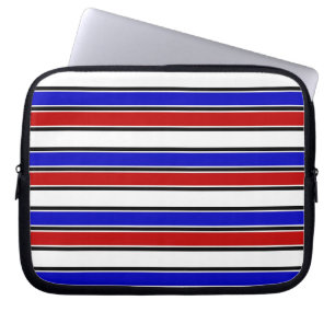 Funda Para Portátil Manga de portátiles roja, blanca y azul