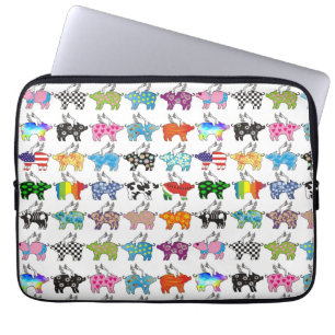Funda Para Portátil manga del cerdo del vuelo