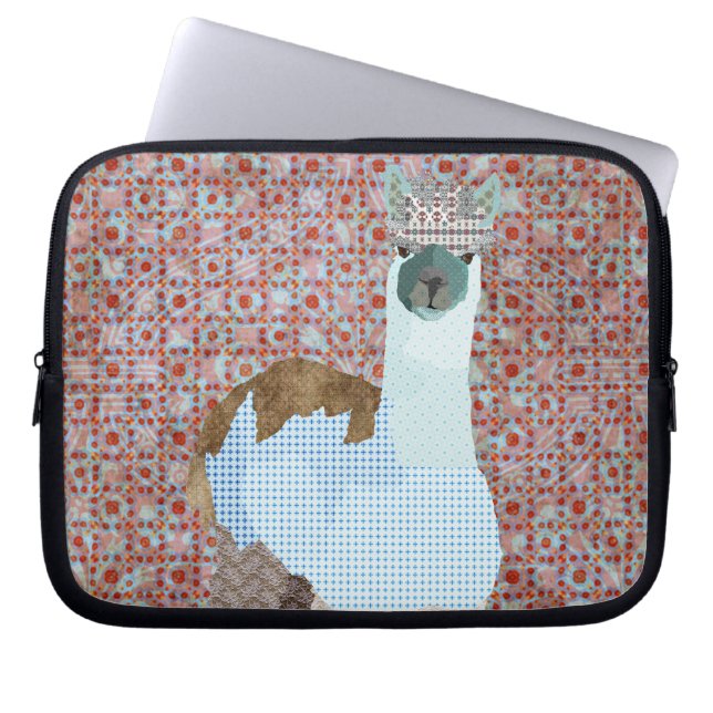 Funda Para Portátil Manga del ordenador del arte de la alpaca (Frente)