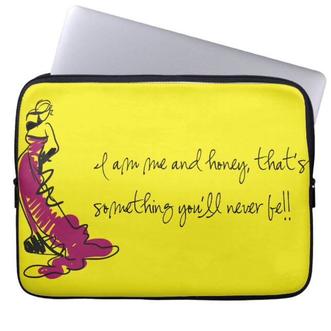 Funda Para Portátil Manga del ordenador portátil de la diva (Frente)