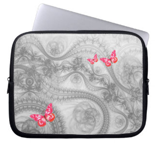 Funda Para Portátil manga del ordenador portátil de la mariposa