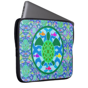 Funda Para Portátil Manga del ordenador portátil de la tortuga de mar