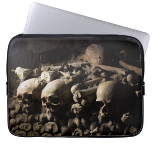 Funda Para Portátil Manga del ordenador portátil de los cráneos de l