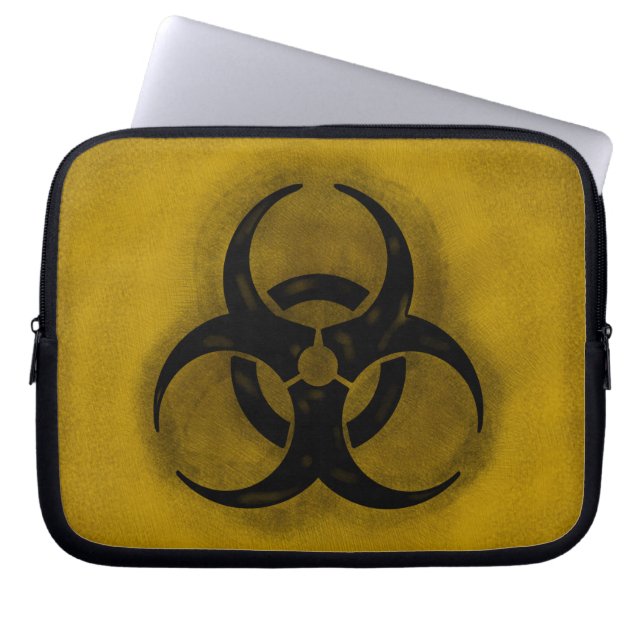 Funda Para Portátil Manga del ordenador portátil del Biohazard del (Frente)
