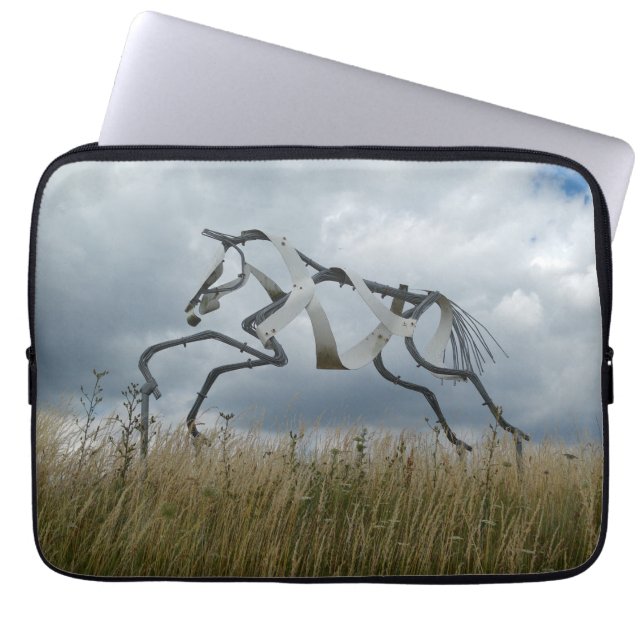 Funda Para Portátil Manga del ordenador portátil del caballo (Frente)