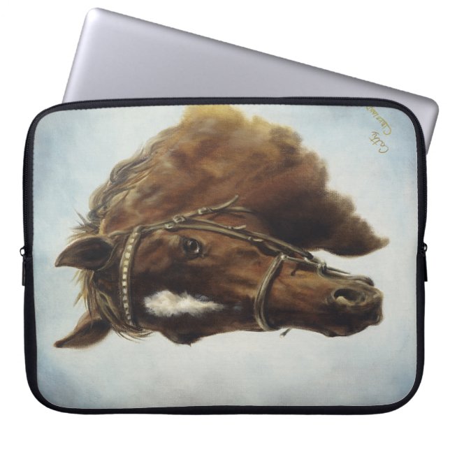 Funda Para Portátil Manga del ordenador portátil del caballo del (Frente)