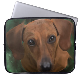 Funda Para Portátil Manga del ordenador portátil del Dachshund