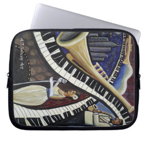 Funda Para Portátil Manga del ordenador portátil del jazz del claro d