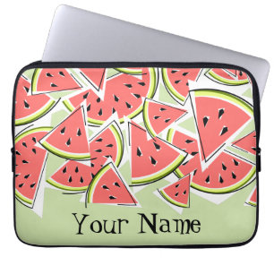 Funda Para Portátil Manga del portátil Watermelon Green Name