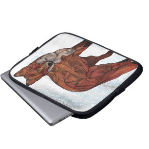 Funda Para Portátil Manga electrónica del zorro rojo