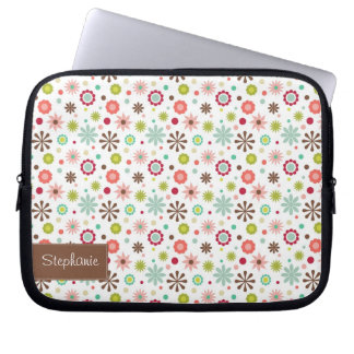 Funda Para Portátil Manga floral adaptable del ordenador portátil con
