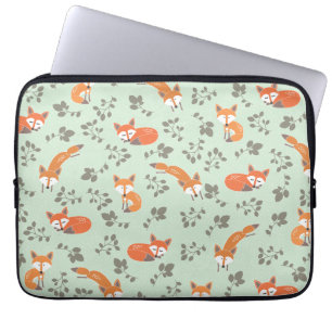 Funda Para Portátil Manga floral astuta del ordenador portátil