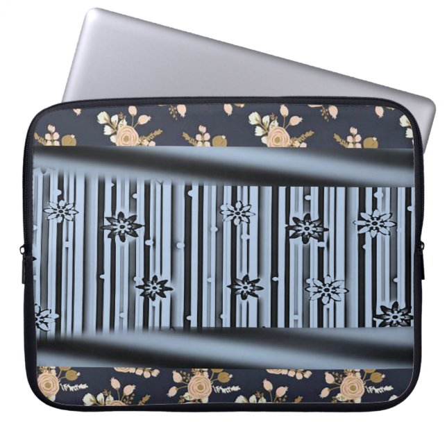 Funda Para Portátil Manga floral para Ipad (Frente)