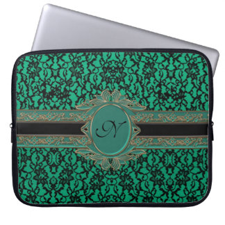 Funda Para Portátil Manga irlandesa verde del ordenador portátil del