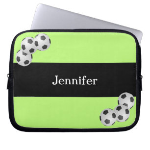 Funda Para Portátil Manga, kiwi y negro del ordenador portátil del