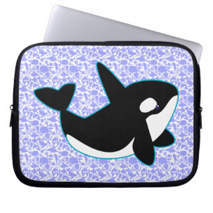 Funda Para Portátil Manga linda del ordenador portátil de la ballena