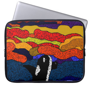 Funda Para Portátil Manga mágica del ordenador portátil de la puesta