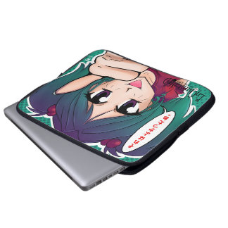 Funda Para Portátil Manga Meisje dat aanmoedigd - Laptop Sleeve