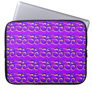 Funda Para Portátil Manga morada Om