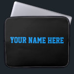 Funda Para Portátil Manga negra /add su nombre<br><div class="desc">El sleve negro del ordenador portátil donde usted puede modificarlo para requisitos particulares añadiendo su nombre o lo que usted quisiera que dijera. Cambie el color de la fuente y cambie la fuente si usted quisiera</div>