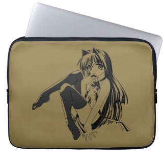 Funda Para Portátil Manga, Neko Gatita Furry Kawaii Loli 