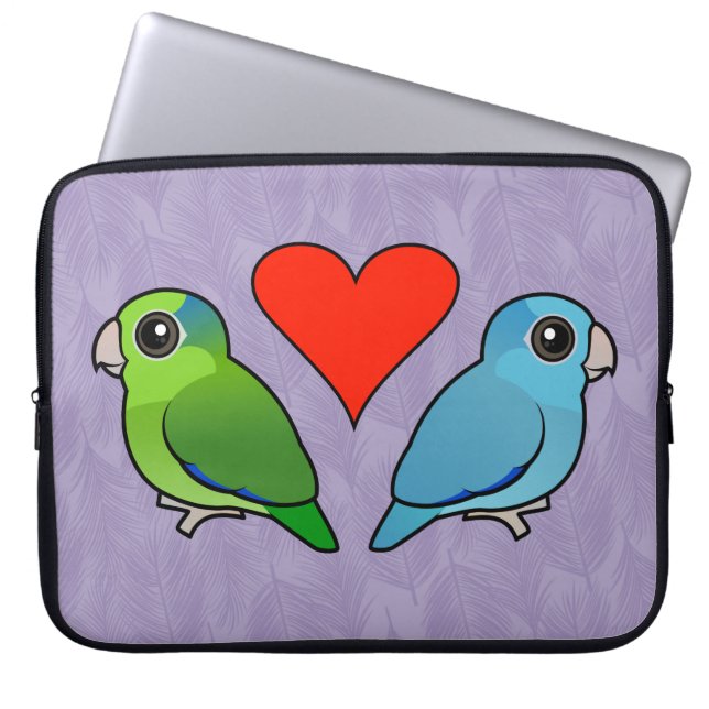Funda Para Portátil Manga pacífica del personalizado de Parrotlet (Frente)