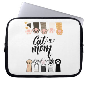 Funda Para Portátil Manga para portátil de mamá de gato - Regalo para