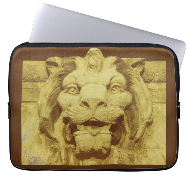 Funda Para Portátil Manga para portátiles - Cabeza de león (Frente)