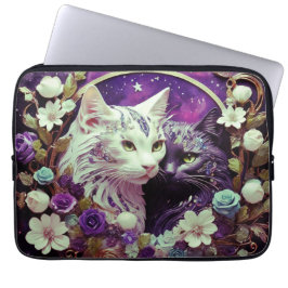 Funda Para Portátil Manga para portátiles - Gato elegante