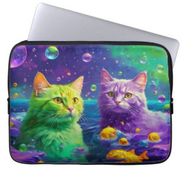 Funda Para Portátil Manga para portátiles - Gato lindo y elegante
