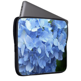 Funda Para Portátil Manga para portátiles - Hidrangea azul