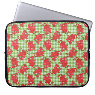 Funda Para Portátil Manga para portátiles Neoprene: Dragones rojos, Gi
