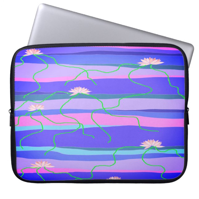 Funda Para Portátil Manga para portátiles Pink Lotus (Frente)
