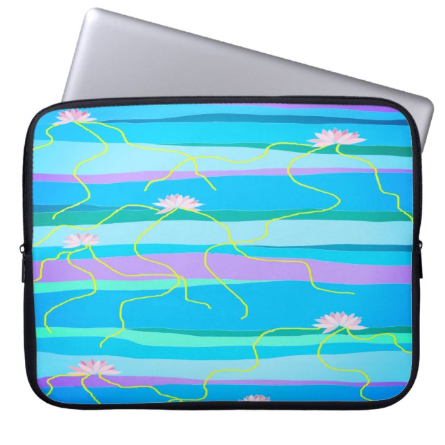 Funda Para Portátil Manga para portátiles Pink Lotus (Frente)