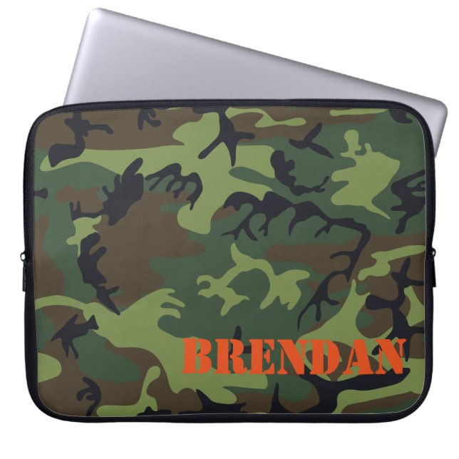 Funda Para Portátil Manga personalizada camuflaje del ordenador (Frente)