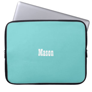 Funda Para Portátil Manga personalizada cielo verde azulado del