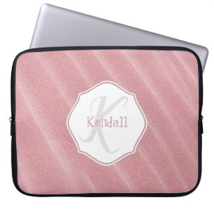 Funda Para Portátil Manga personalizada de portátil con arena rosa