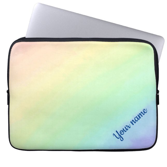 Funda Para Portátil Manga personalizada de portátil Pastel Rinbow (Frente)
