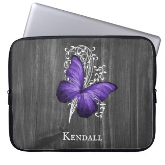 Funda Para Portátil Manga personalizada de portátil Purple Rustic Butt